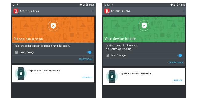 Bitdefender Antivirus Free для Android