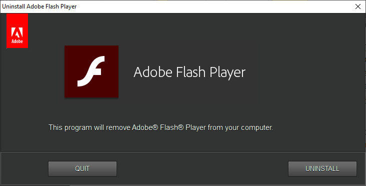 Flash Player Uninstaller программа удаления флеш плеера