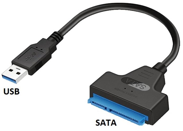 Переходник SATA-USB для подключения внешнего диска к ноутбуку