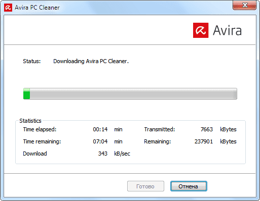 Сканер вирусов AVIRA PC Cleaner